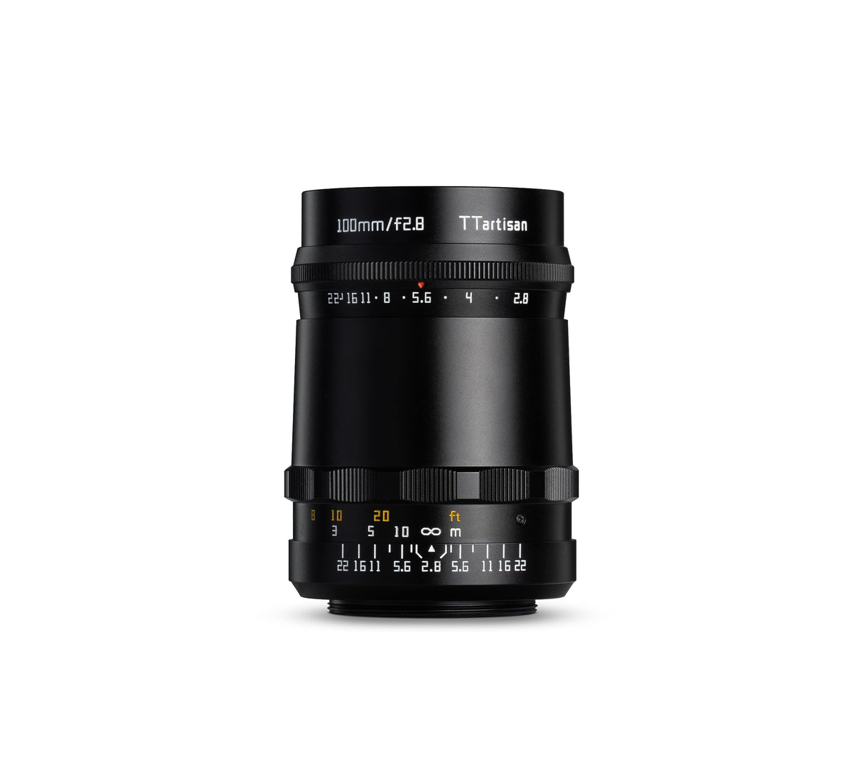 TTArtisan Lente de Cuerpo de Metal F2.8 (Bubble Bokeh) de 100 mm Compatible con Montura M42, Color Negro