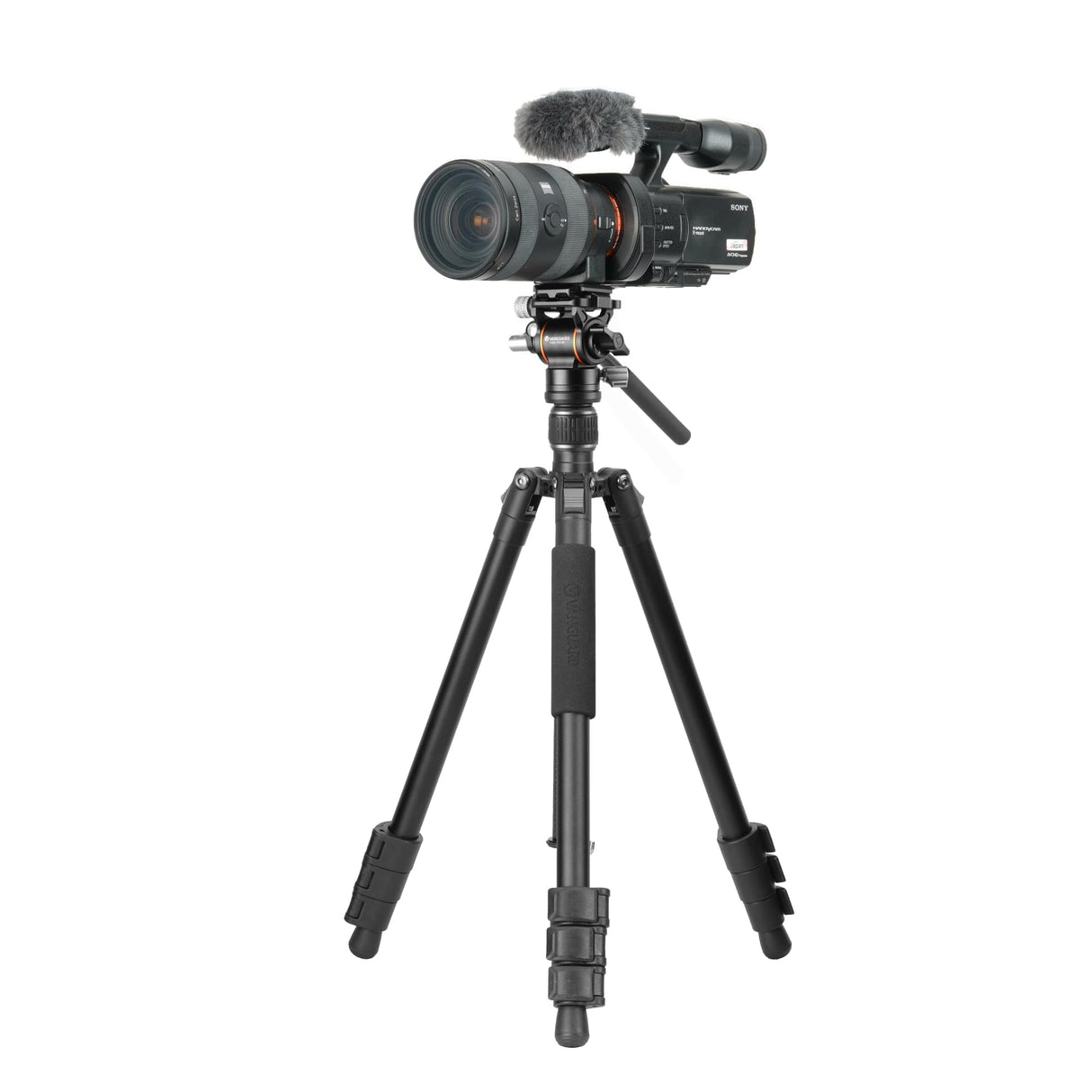 Vanguard Vesta GO 234AV10 - Trípode de Viaje de Aluminio, rótula de vídeo