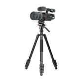 Vanguard Vesta GO 234AV10 - Trípode de Viaje de Aluminio, rótula de vídeo