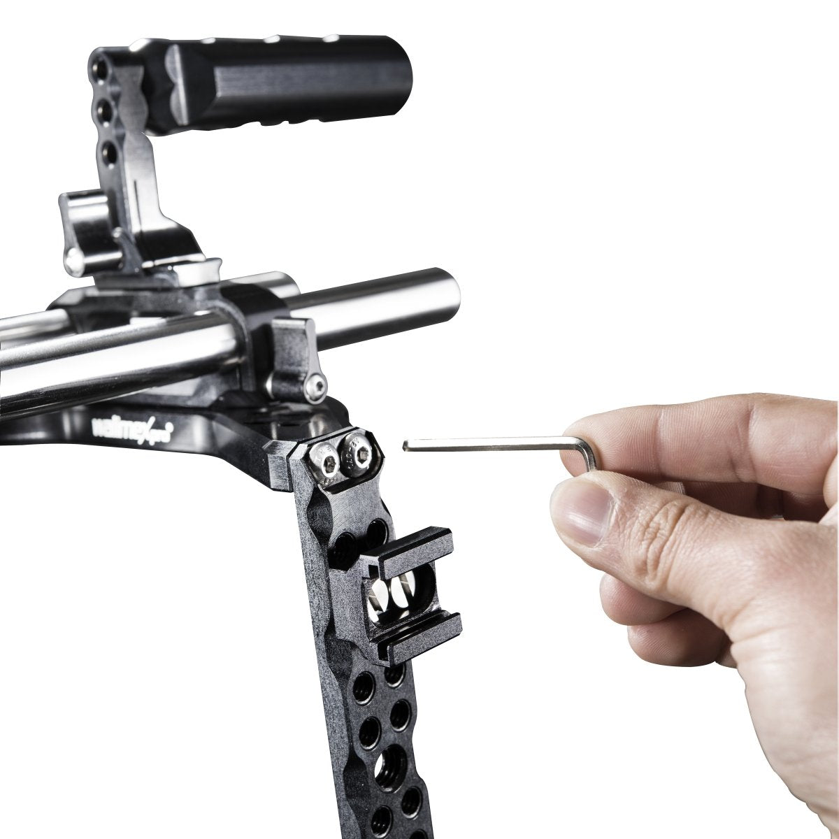 Walimex pro Aptaris Blackmagic Cinema - Soporte para videocámaras, Plateado