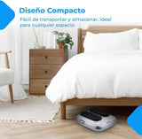 NK Ejercitador de Piernas Eléctrico, Ejercitador Pasivo, Mejora la Circulación, Ideal para Rehabilitación, Movilidad con Velocidad Ajustable, para Hogar y Oficina