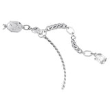 Swarovski Matrix Pulsera en Forma de Corazón, Cristal Blanco, Talla Baguette en un Baño de Rodio, de la Colección Matrix de Swarovski