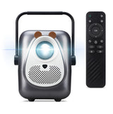 Acer - AOpen QF23s Powered by Acer LCD LED Beamer - 1080p Full HD (1920 x 1080 píxeles), 6.500 lúmenes LED, Contraste 1000:1, Keystone, 2 x 3 W Altavoces, HDMI (HDCP), WiFi, Plata, Portable/móvil