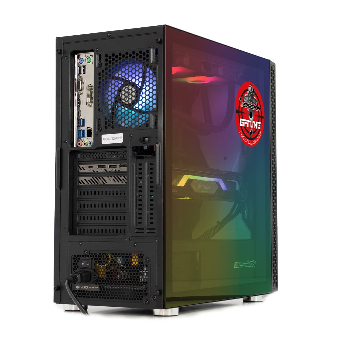 ScreenOn - Ryzen 7 5800X - 1TB SSD - RX 6700XT - Game PC A40144 - WiFi - Windows 11 Pro