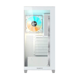 Gigabyte C500 Panoramic Stealth ATX Mid Tower - Carcasa de PC de Vidrio Templado RGB Fusion - Negro - GB-C500P ST