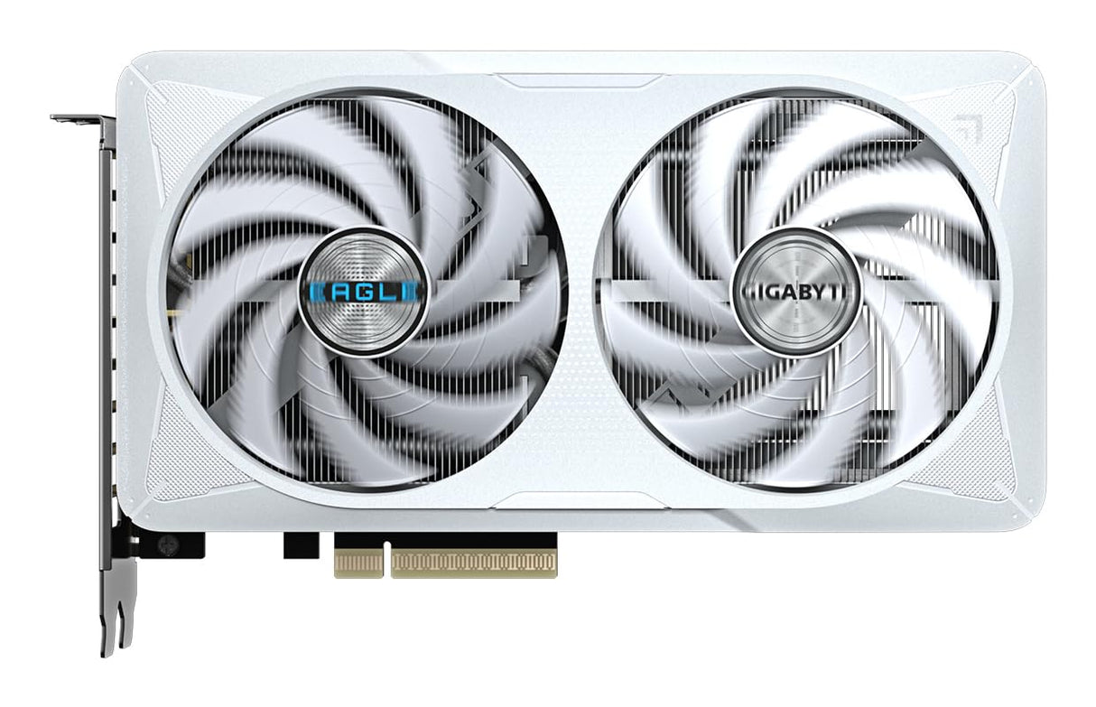 Gigabyte GeForce RTX 5060 Eagle OC Ice 8G Tarjeta Gráfica - 8GB GDDR7, 128bit, PCI-E 5.0, 2550 MHz Frecuencia del núcleo, 3 x DisplayPort, 1 x HDMI, GV-N5060EAGLEOC ICE-8GD