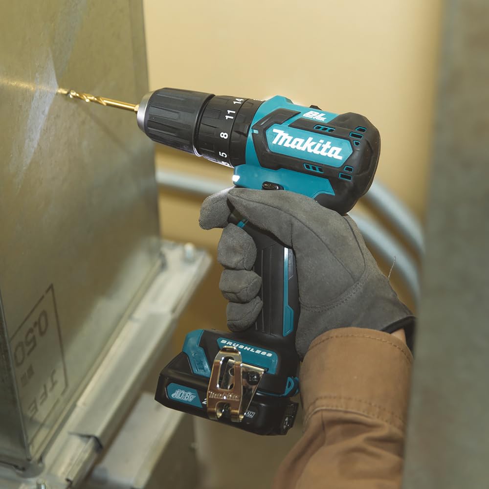 Makita - Taladro percutor 10,8v 2,0ah 2 li-ion diámetro 21