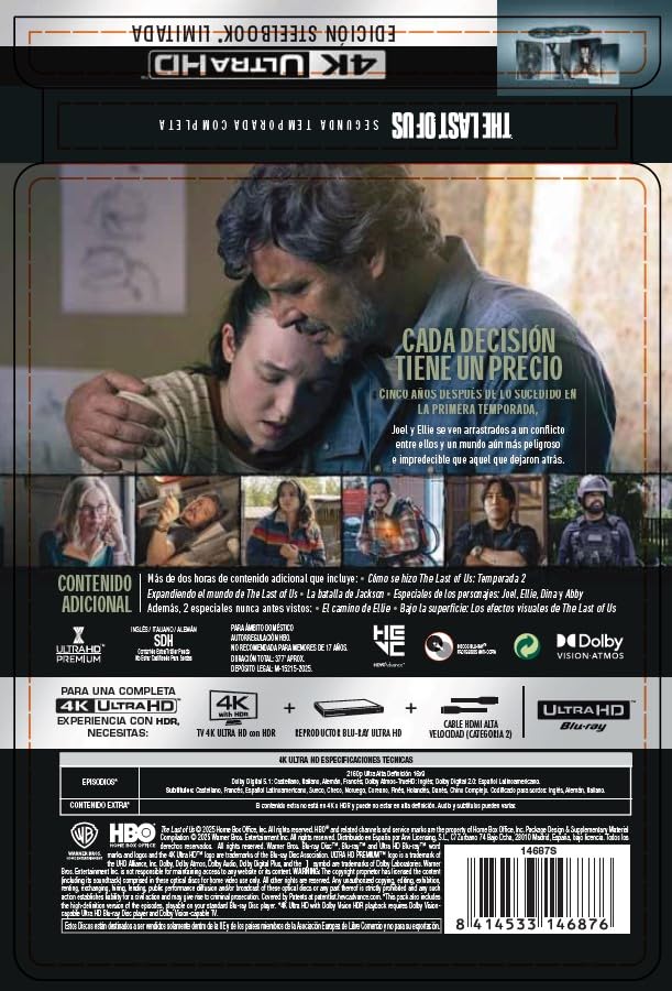 The last of us. Temporada 2 (4K UHD) (Ed. Especial metálica) [Blu-ray]