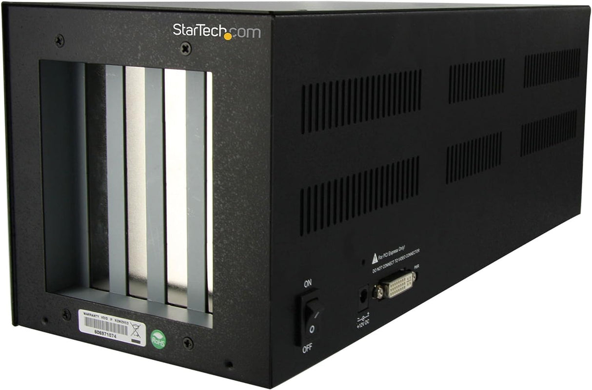 StarTech.com Sistema de Caja de Expansión PCI Express a 2 PCI y 2 PCI-E - Longitud Completa - Base (0-55 °C, -40-75 °C, 5-95%, Metal, 137 x 382 x 143 mm, Win 2000/XP/2003/ Vista Linux Mac OS X)