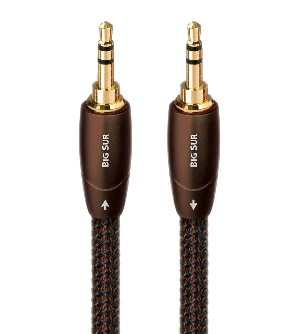 AudioQuest 1m Big Sur 3.5mm Cable de Audio 3,5mm Negro - Cables de Audio (3,5mm, 3,5mm, Cobre, 1 m, Negro)