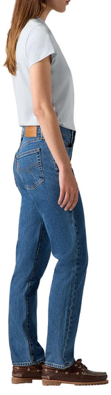 Levi's 724 High Rise Straight, Vaqueros Mujer, Mosey Mid Stone, 30W / 32L
