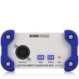 Caja DI activa Klark Teknik DN100 V2 con rango dinámico extendido