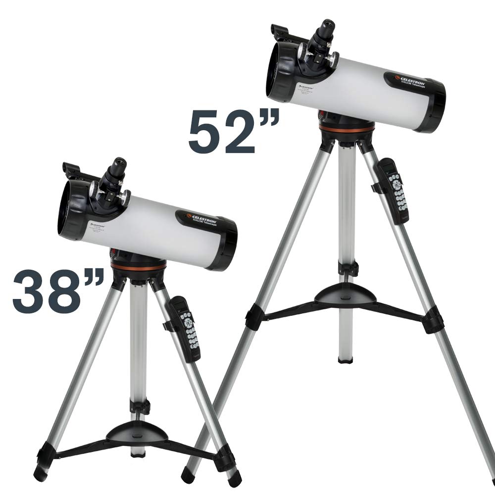 Celestron 31150 LCM 114 Series: telescopio reflector newtoniano computerizado, plata