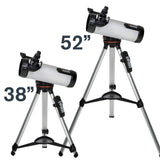 Celestron 31150 LCM 114 Series: telescopio reflector newtoniano computerizado, plata
