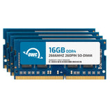 OWC 64GB (4 x 16GB) 2666MHz DDR4 PC4-21300 SO-DIMM Actualización de Memoria de 260 Pines, (OWC2666DDR4S64S), para 2019 iMac de 27 Pulgadas (iMac19,1) y PC portátiles de 27 Pulgadas