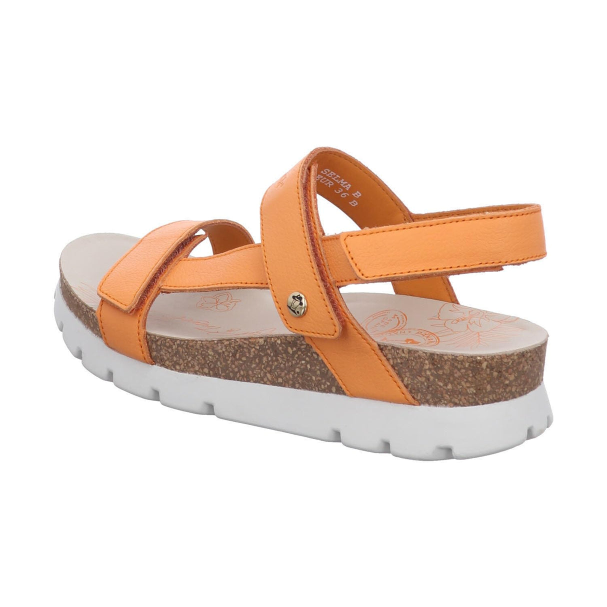 Panama Jack Selma, Sandalia Plana Mujer, Naranja B14, 41 EU