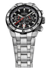 Festina Reloj Hombre F20670/6 Chrono Bike Caja de Acero Inoxidable 316l Plateado Correa de Acero Inoxidable 316l Plateado