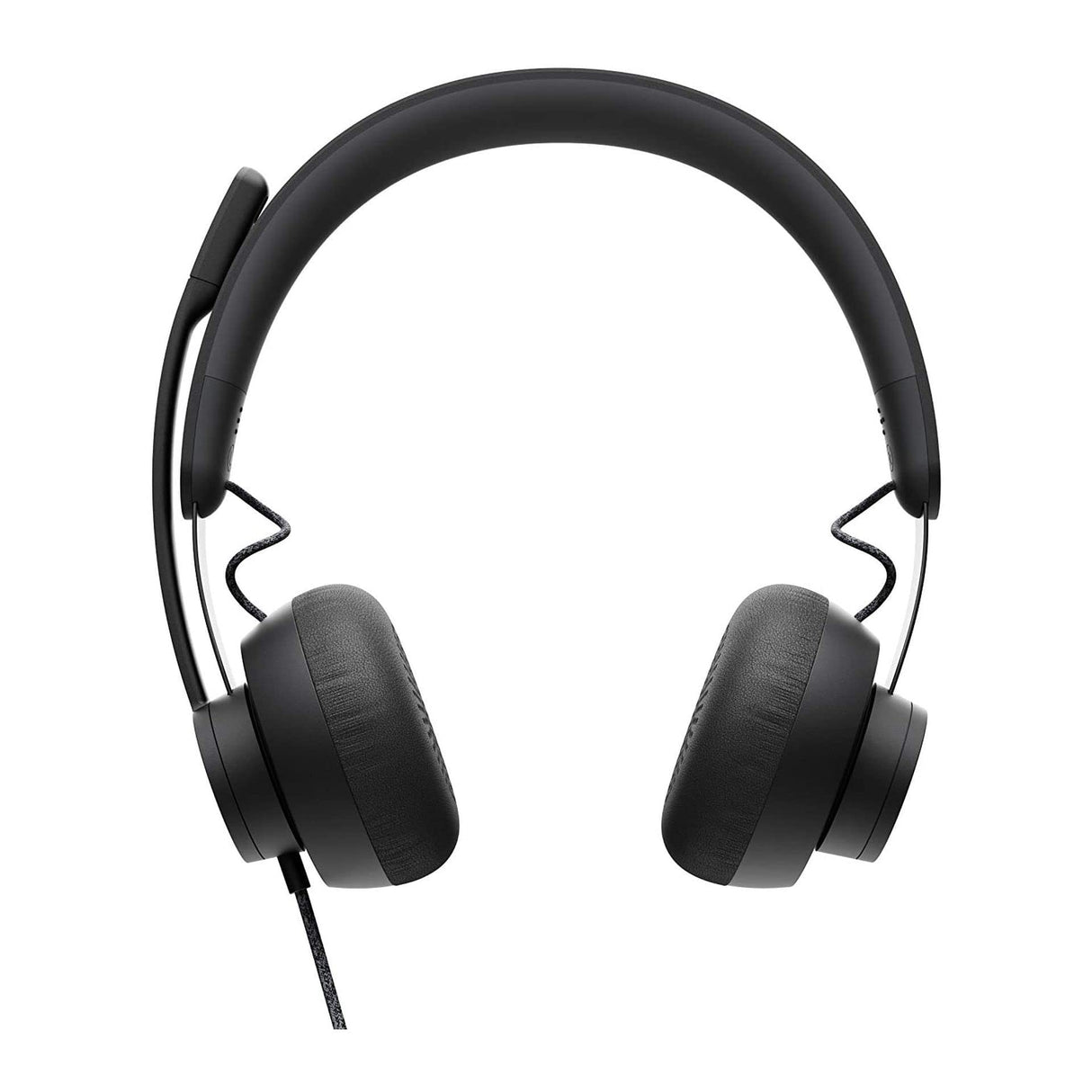 Logitech ZONE WIRED Headset Auricular profesional con micrófono cancelador de prestaciones superiores, conexión por cable con conector USB-A y USB-C, audio de alta fidelidad, Certificado UC- Grafito