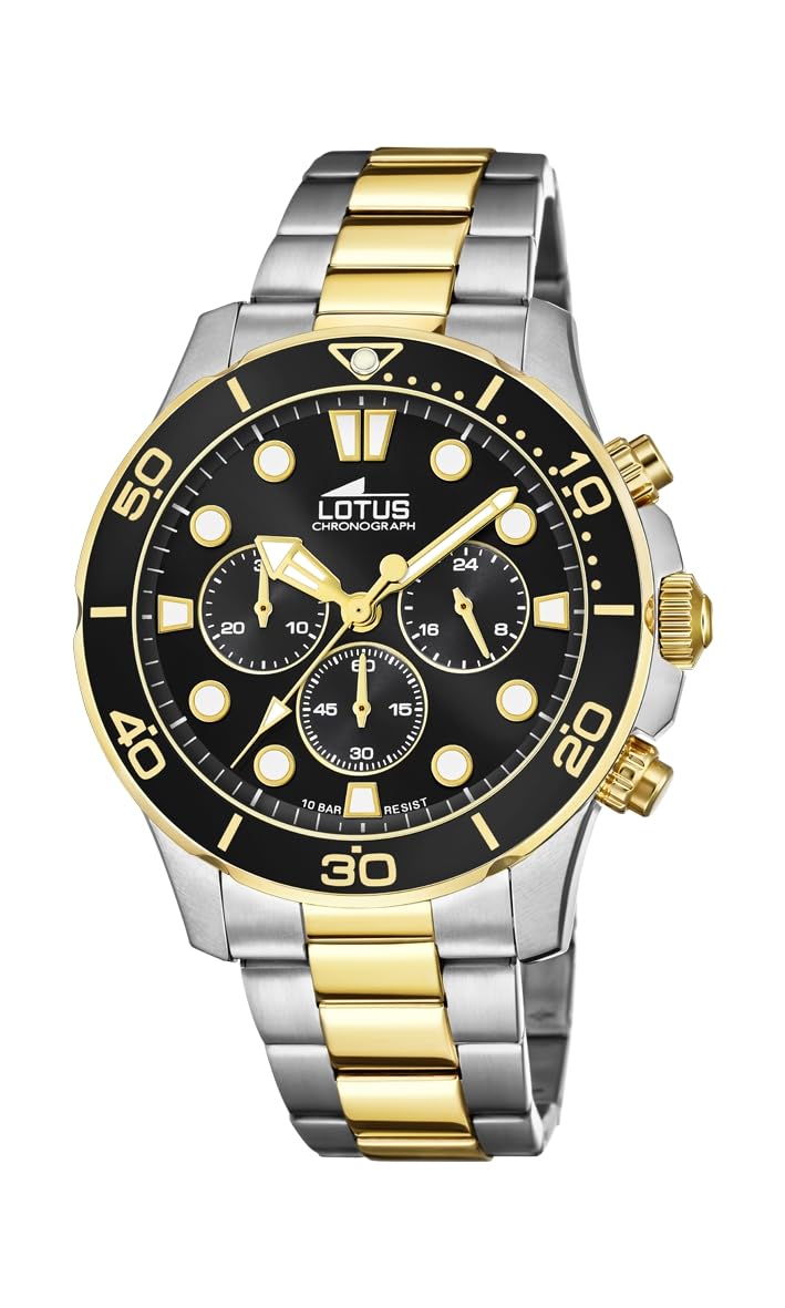 Lotus Reloj Hombre 18757/2 Excellent Caja de Acero Inoxidable 316l Multi Correa de Acero Inoxidable 316l Multi