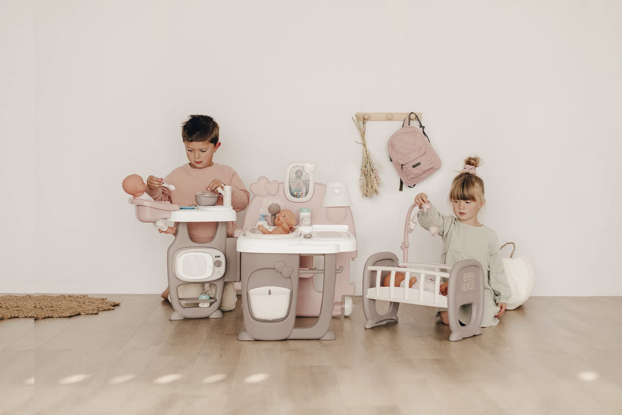 Baby Nurse La Casa de los Bebés, 20 Accesorios, para Muñecos Bebé de hasta 42 cm, Muñeco no Incluido Adecuado a Partir de 3 Años (7600220376)