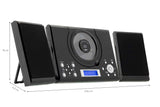 ROXX Sistema estéreo con Reproductor de CD, Radio, Conector para Auriculares y AUX MC201