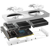 INNO3D Geforce RTX 4060 Ti 8 GB Twin X2 OC White Grafikkarte - 8GB GDDR6, 1x HDMI, 3X DP