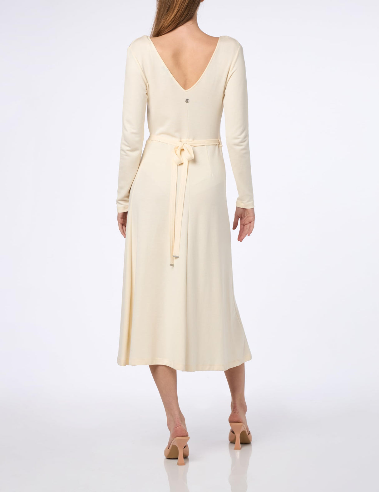 Tommy Hilfiger Vestido Envolvente Mujer Cuello de Pico, Blanco (Calico), XXL