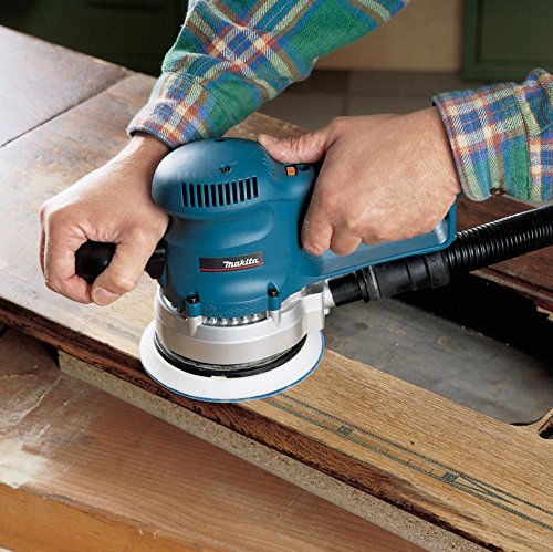 Makita BO6030JX Lijadora rotorbital 150mm 310W + 30 discos de lijado + maletin Makpac