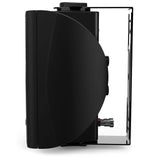 Audibax Elipse 6 Altavoces con Soporte Pared 6" 2 Vías 50W RMS. Negras.Pareja