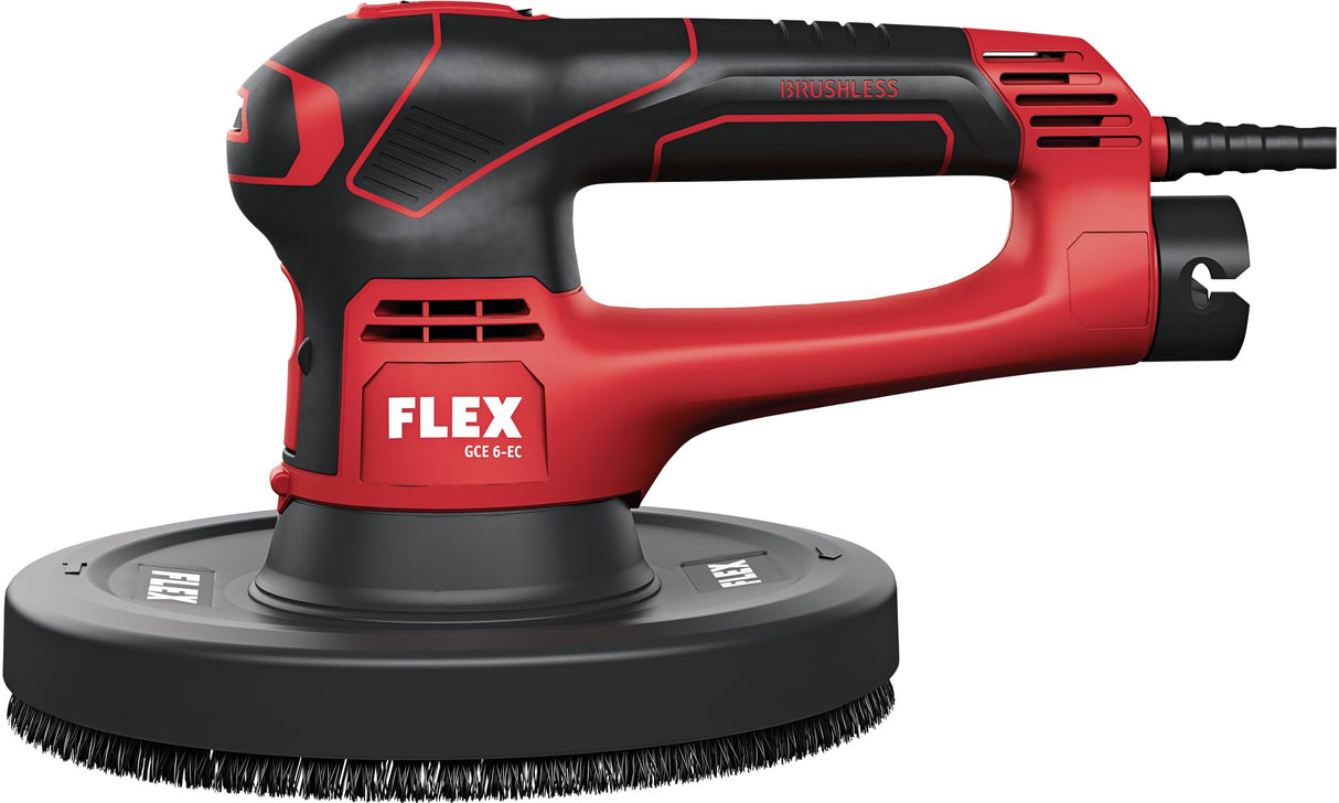 Flex Lijadora de pared y techo con sistema de cabezal intercambiable, selección de velocidad continua, 600 W, longitud del cable 4 m, jirafa 504122