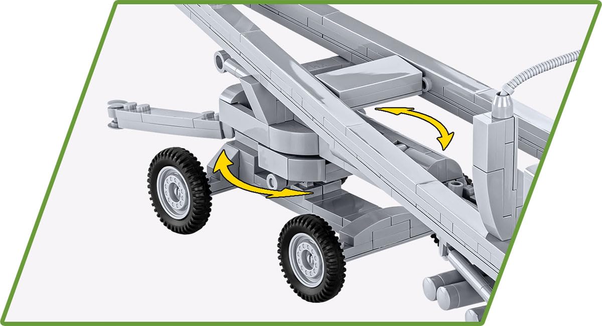 COBI V2 Cohete & Transporter – Edición Executive – Juego de Bloques de sujeción Compuesto por 1191 Elementos de construcción – Artículo nº 3120 – Compatible con Bloques de sujeción de Otros