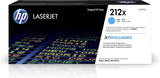 HP 212X W2121X, Cian, Cartucho Tóner de Alta Capacidad Original, de 10.000 páginas, para impresoras HP Color LaserJet Enterprise serie M554, M555 y M578