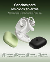 Baseus Eli Sport2 - Auriculares Abiertos para Deportes con Curva de Confort en S, Tiempo de reproducción 45H, SuperBass 2.0, IPX7, Bluetooth 6.0, 4 micrófonos, Llamadas claras con Inteligencia