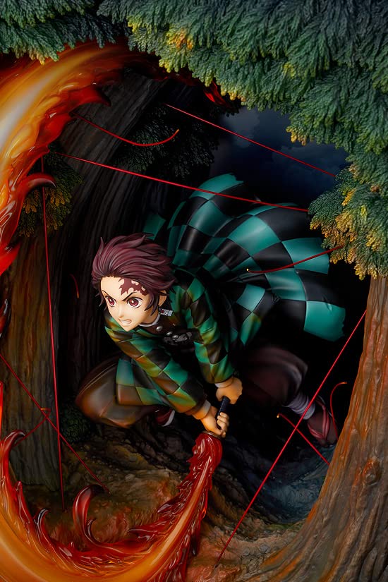 GOOD SMILE COMPANY Tanjiro kamado hinokami Kagura Dance Ver Fig 36 cm kimetsu no Yaiba Painted Plastic Figure