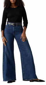 Levi's 728 HR Wide Leg Jeans, Pierna Ancha, 30W / 32L Mujeres