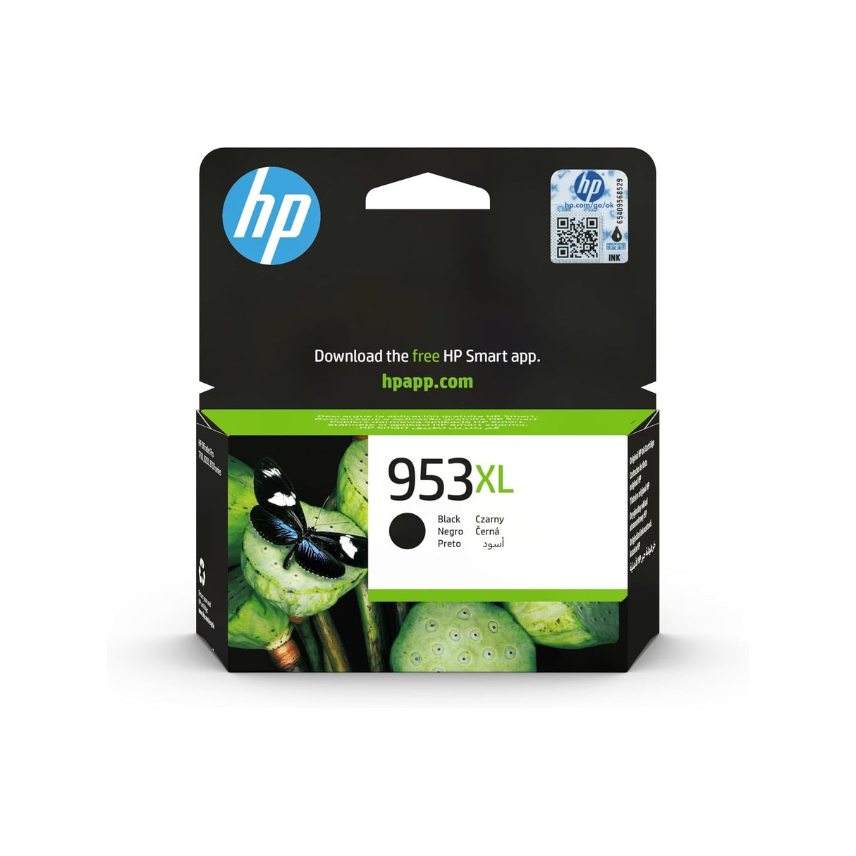 HP 953XL L0S70AE, Negro, Cartucho de Tinta de Alta Capacidad Original, Compatible con impresoras de inyección de tinta HP OfficeJet Pro 7720, 7730, 7740; OfficeJet Pro Series 8000