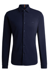 BOSS Mysoft_2_M, Camisa Hombre, Navy418, L