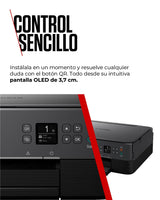 Canon PIXMA TS5350i – Impresora Multifunción para Uso Doméstico con Pantalla OLED | Conexión Inalámbrica desde tu Smartphone | Con PIXMA Print Plan