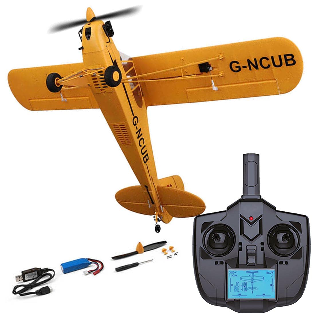 Amewi Skylark Avión de Hélice 5-Canales 650mm 3D/6G RTF RC Control Remoto