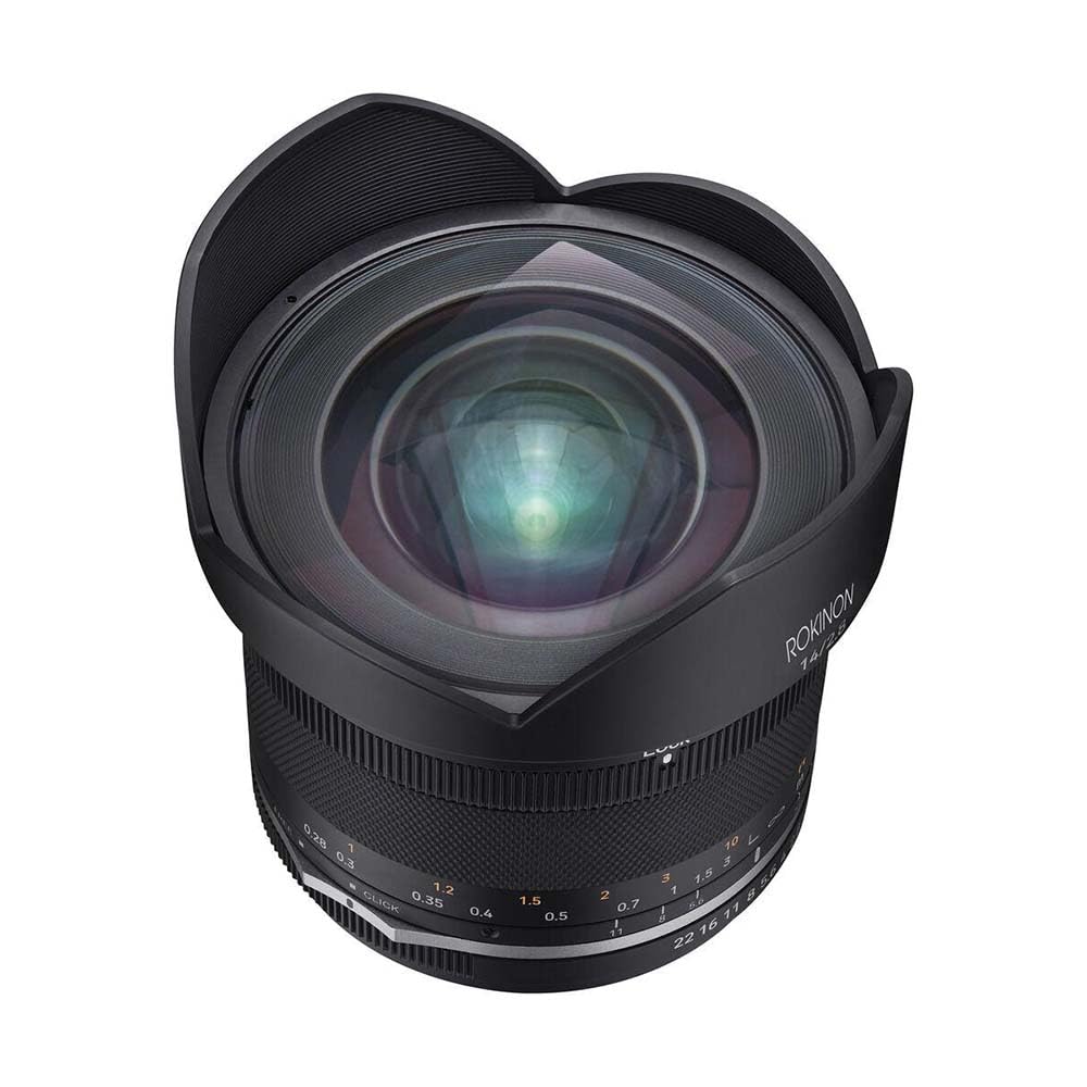 Rokinon Lente Ultra Gran Angular sellada para Canon EF (SE14-C) Serie II de 14 mm F2.8