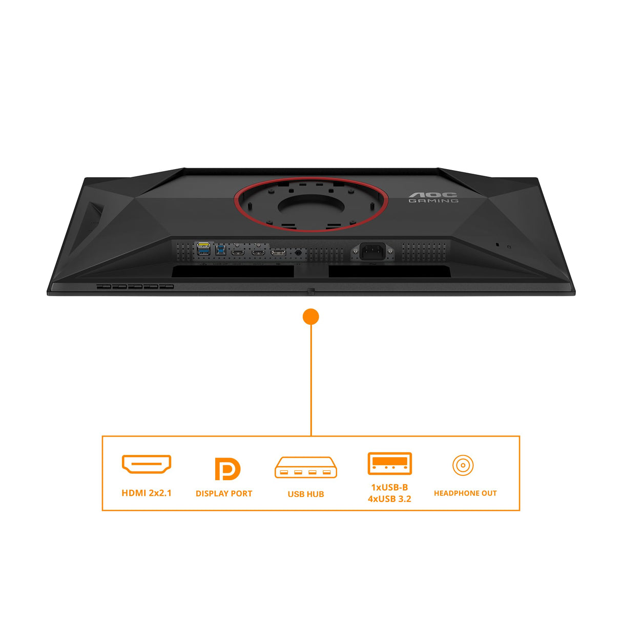 AOC Q27G4ZD 27 Pulgadas WQHD Monitor 280Hz, QD-OLED Panel, 0.03ms GtG, Adaptive Sync, HDR400 TrueBlack, G-Sync Compatible, Ajuste de Altura, (2560x1440 HDMI 2X 2.1 DP 1x 1.4 USB Hub) Negro