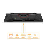 AOC Q27G4ZD 27 Pulgadas WQHD Monitor 280Hz, QD-OLED Panel, 0.03ms GtG, Adaptive Sync, HDR400 TrueBlack, G-Sync Compatible, Ajuste de Altura, (2560x1440 HDMI 2X 2.1 DP 1x 1.4 USB Hub) Negro