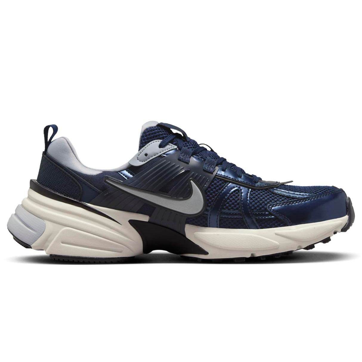 NIKE V2k Run, Sneaker Hombre, Obsidian Obsidian Thunder Blue Wolf Grey, 42 EU