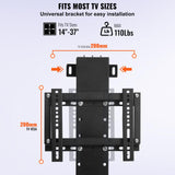 VEVOR Soporte de TV 290 x 107 mm 11,4 x 4,2 pulgadas Soporte de TV Motorizado Aleación de Aluminio Carga 132 libras máx. 28-32 pulgadas de LED/LCD/Plasma/Curva