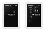 Pioneer DJ DM-50D Monitor de escritorio de 5" (blanco)
