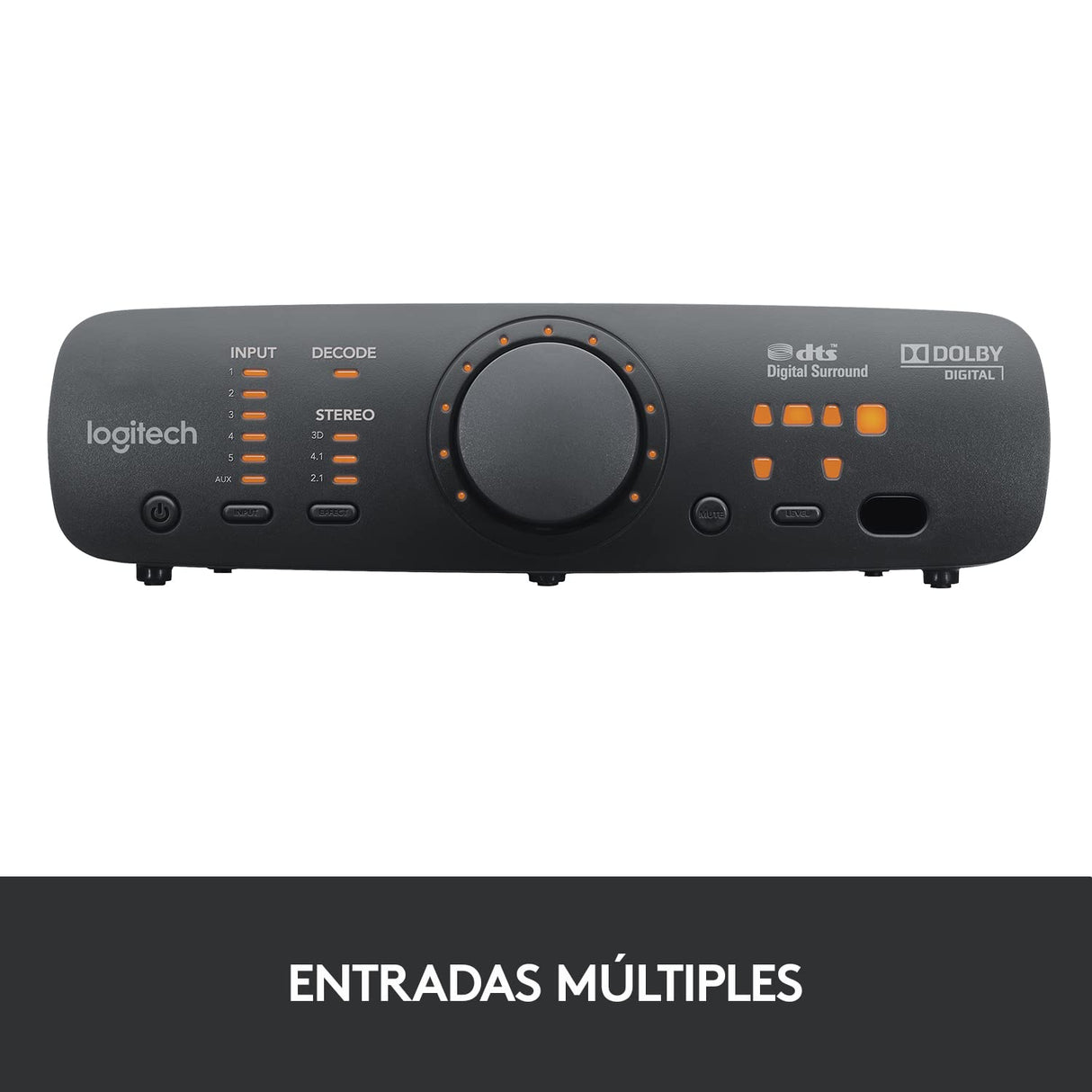 Logitech Z906 5.1 Sistema de Altavoces Sonido Envolvente THX, Certificado Dolby&DTS, 1000 W de Pico, Multi-Dispositivos, Entradas Audio Múltiples, Negro