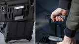 Rollei Hard Case 5737 Trolley - Maleta Extremadamente Robusta, irrompible e Impermeable con Equipamiento de Espuma Flexible, Transporte cómodo, regulación automática de la presión y protección