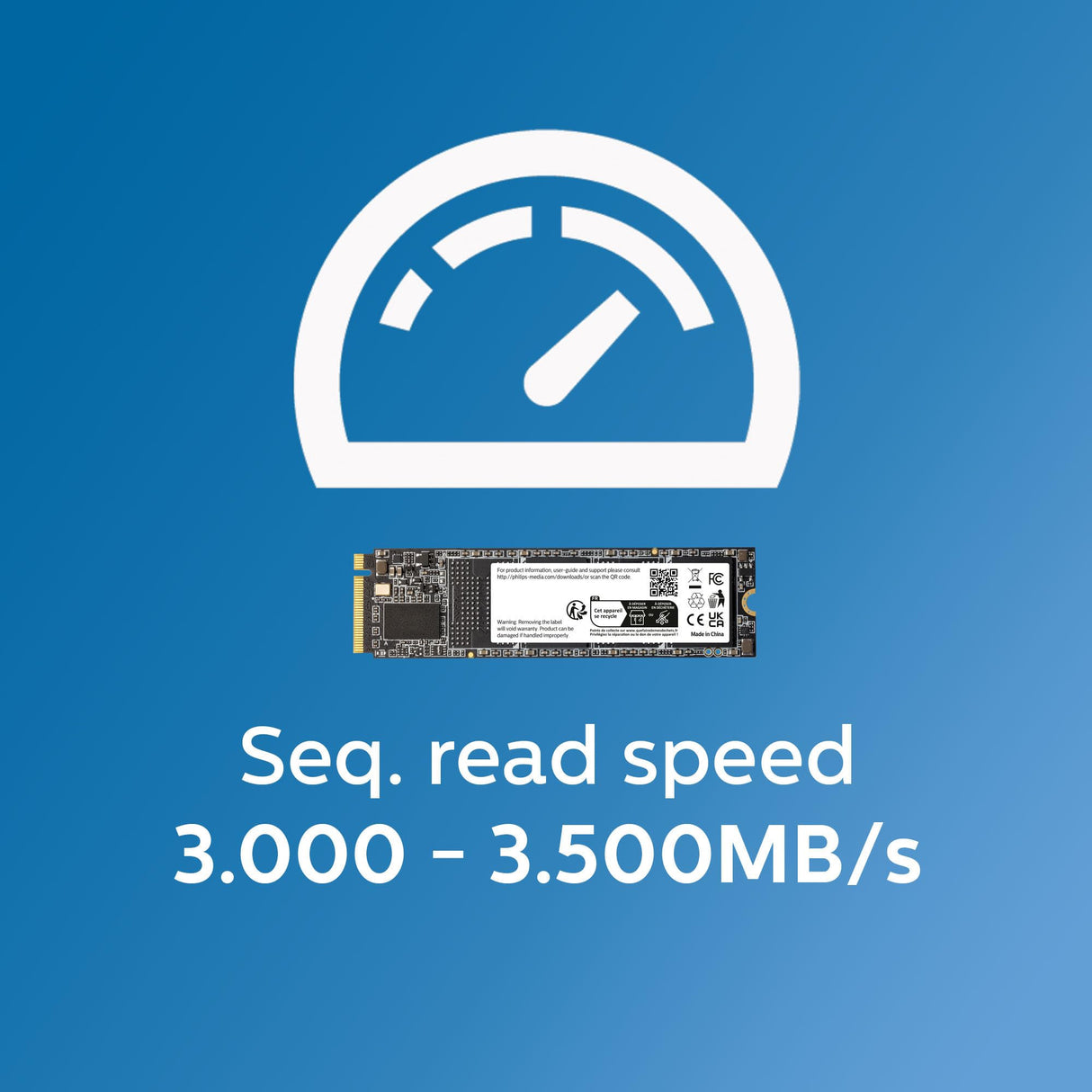 Philips Internal SSD M.2 2TB 2280 R/W 3500/2800 (FM02SM140B/00)