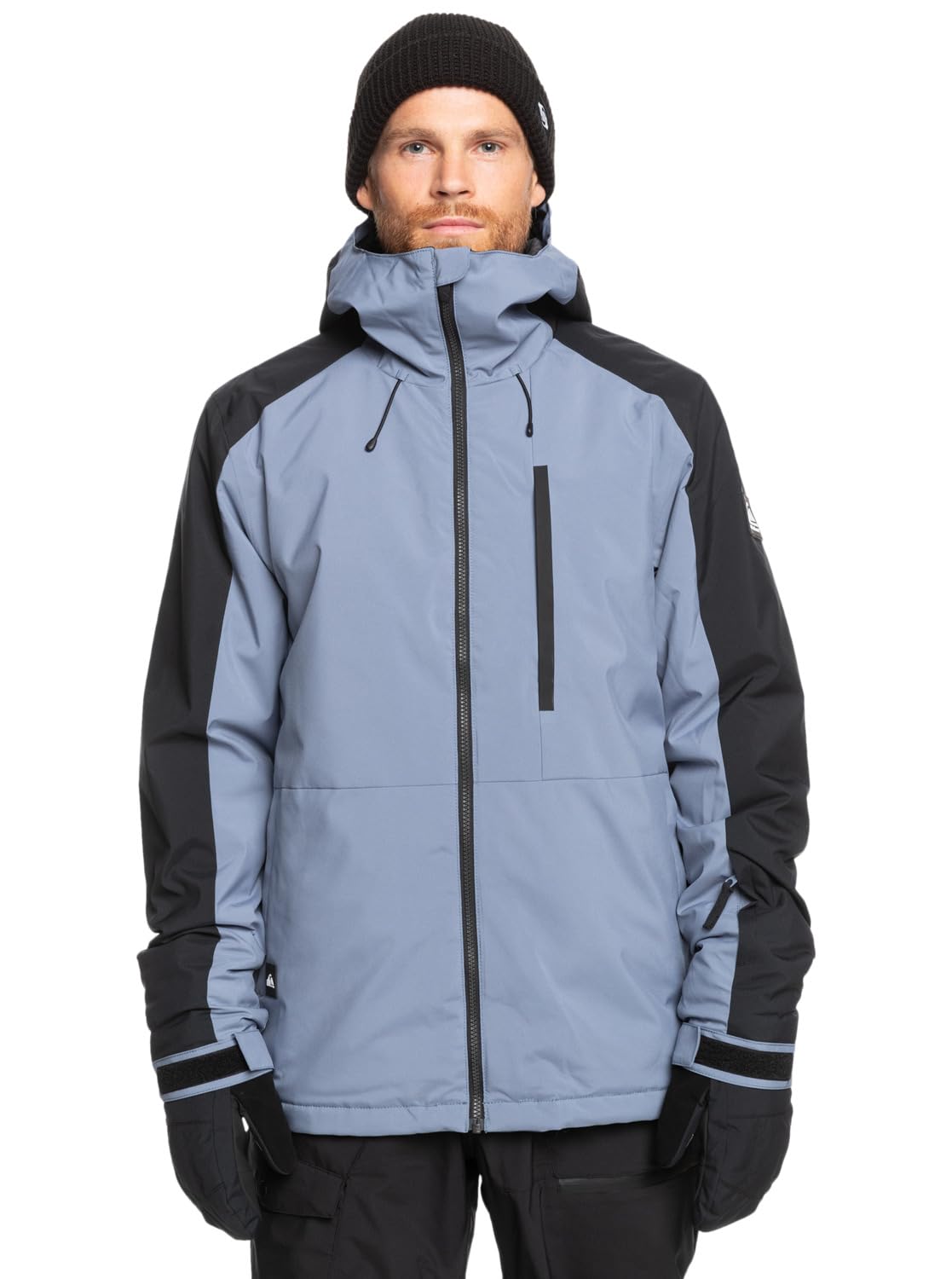 Quiksilver Mission Block JK Chaqueta, Flint Stone, Estándar para Hombre