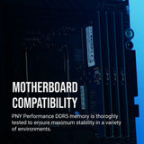 PNY Performance DDR5 16GB 4800 MHz DIMM MODULO DE Memoria RAM para Ordenador DE Mesa CL40 1.1V